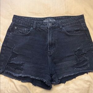 Wild Fable Black Distressed Jean Shorts sz 6
